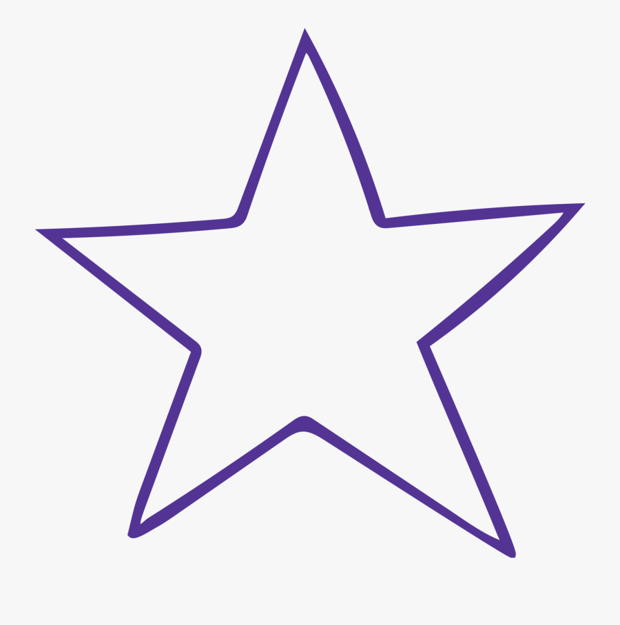 Silueta De Una Estrella, Transparent Clipart