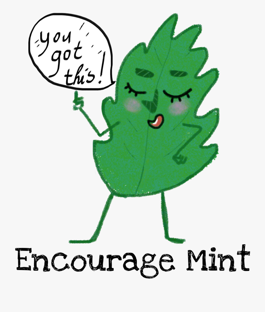 #ftestickers #pun #encouragement #mint #encouragemint - Cartoon , Free ...