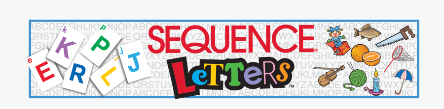Sequence Letters - Sequence Letters Board Game, Transparent Clipart