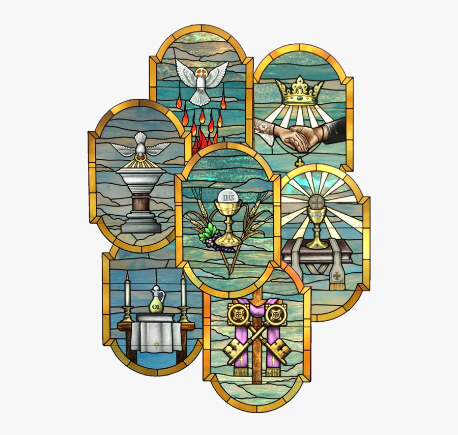 Catholic Stained Glass Window Png Image - Catholic Stained Glass Window Designs, Transparent Clipart