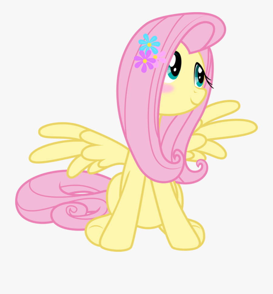 Fluttershy Rarity Rainbow Dash Applejack Pink Cartoon - My Little Pony Fluttershy Blushing, Transparent Clipart