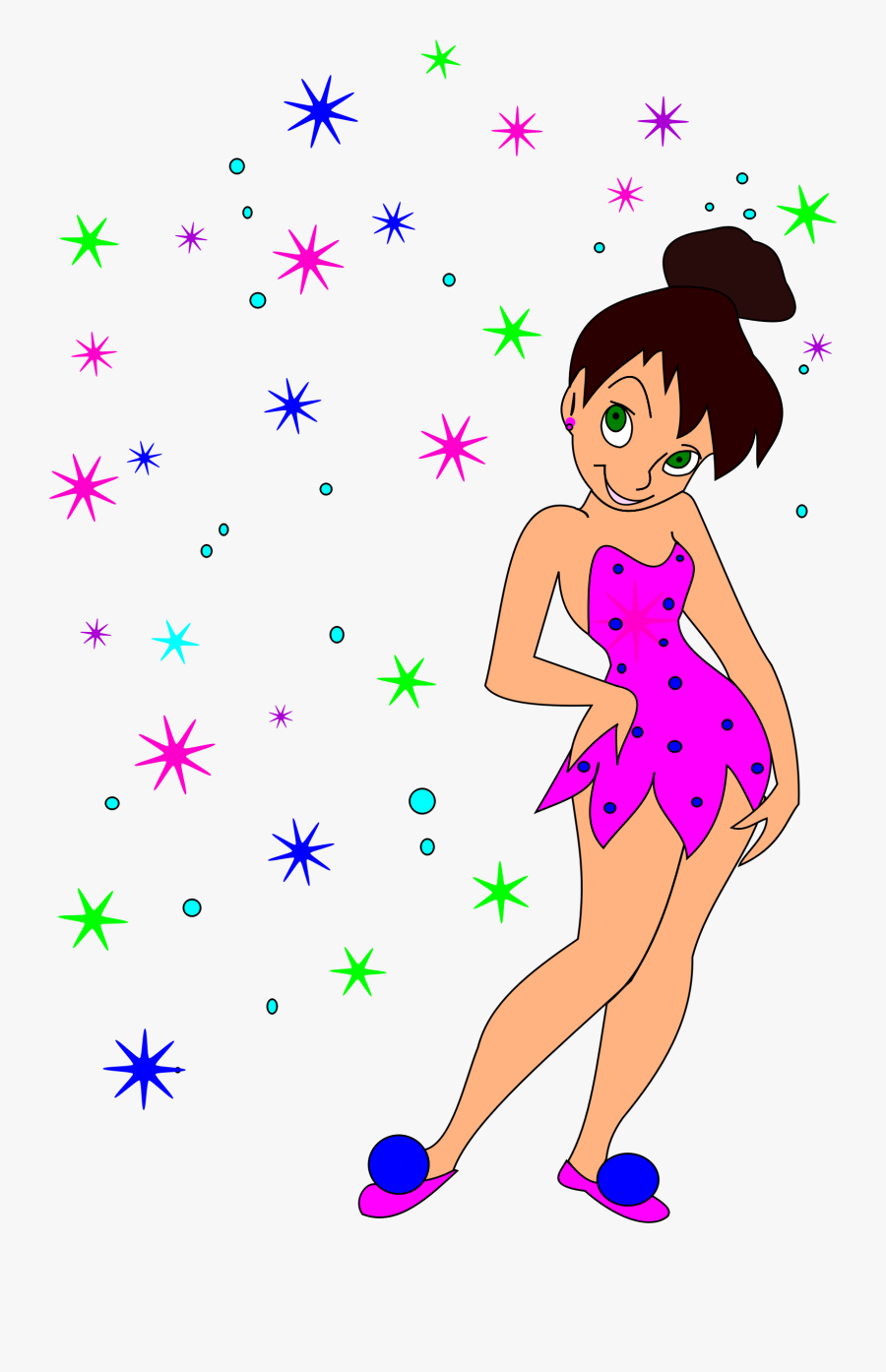 Fairy Girl Clip Arts - Star Dust Clipart, Transparent Clipart