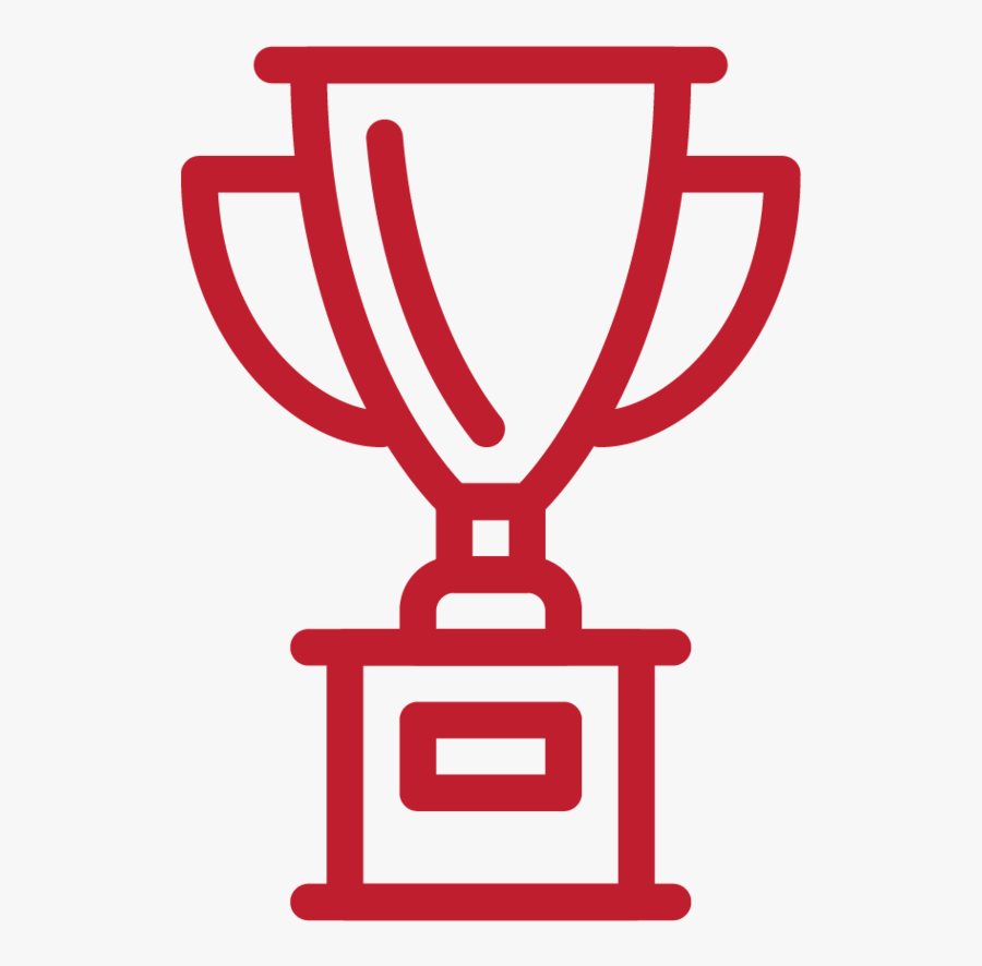 Trophy Icon Line - Achievement Icon Png, Transparent Clipart