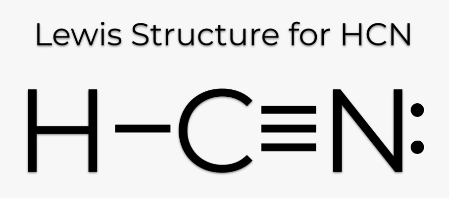 Hydrogen Cyanide Lewis Structure, Transparent Clipart