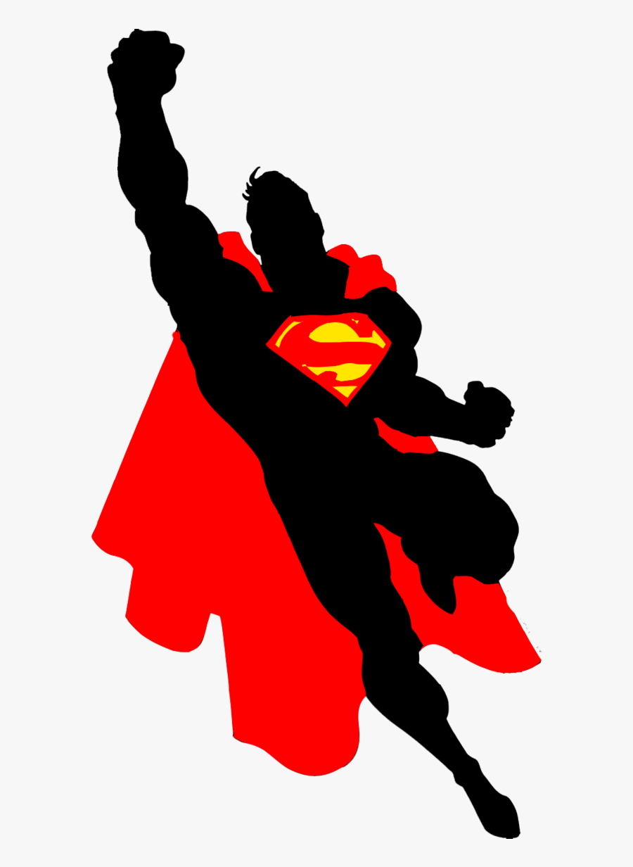 Superman Silhouette Png - Superman Pop Art Png, Transparent Clipart