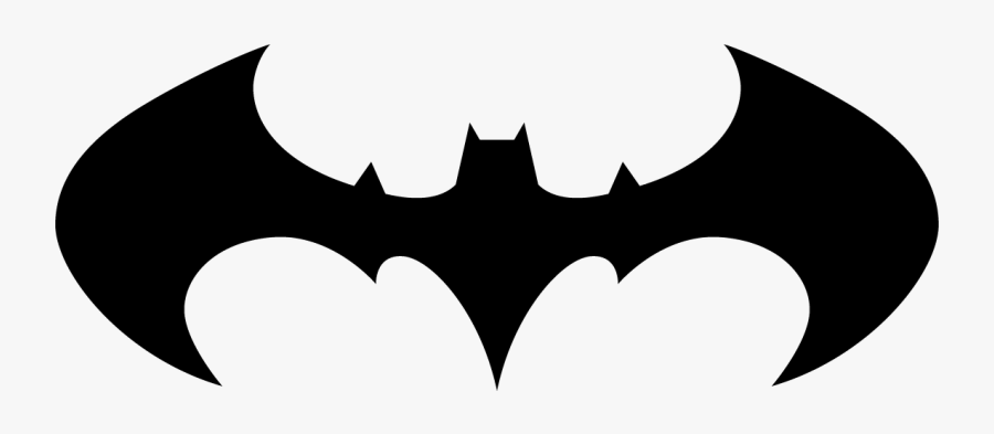 Batman Silhouette Logo - Transparent Background Batman Logo Transparent, Transparent Clipart