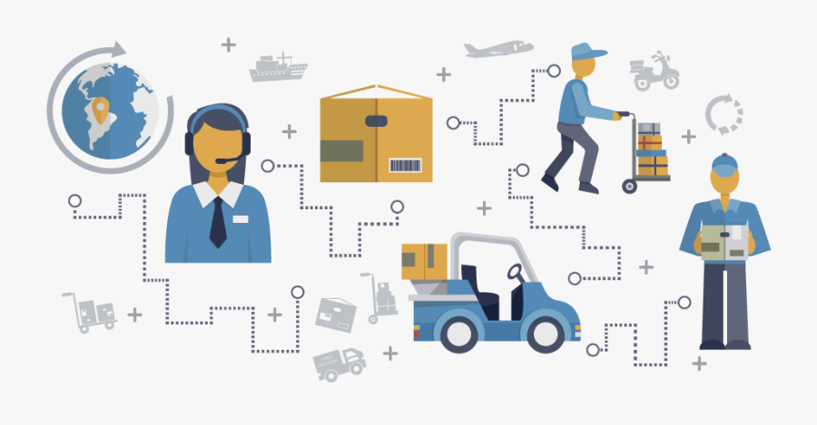 Supply Chain Logistics Png, Transparent Clipart