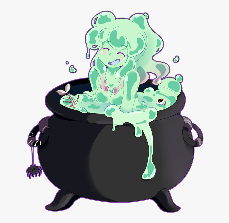 Slimey Witches Brew - Illustration, Transparent Clipart