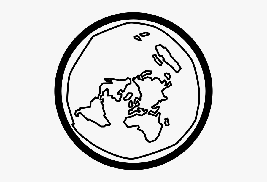 "
 Class="lazyload Lazyload Mirage Cloudzoom Featured - Flat Earth Map Icon, Transparent Clipart