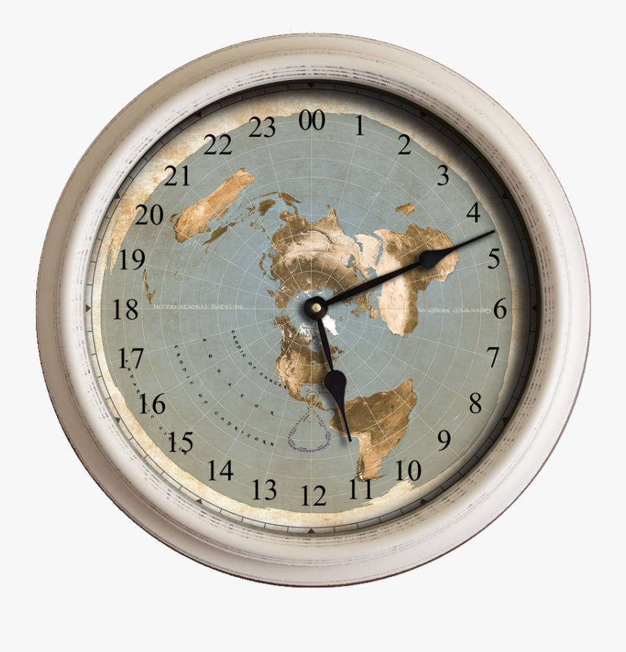 Best Flat Earth Clock, Transparent Clipart