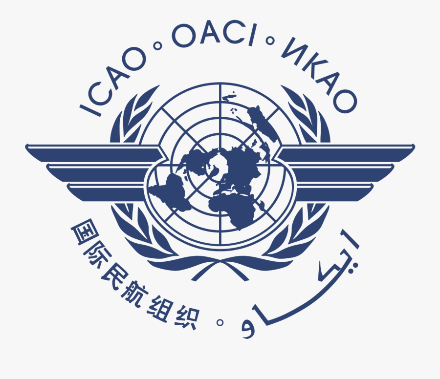 1243px-international Civil Aviation Organization Logo - International Civil Aviation Organization, Transparent Clipart
