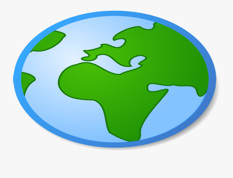 Globe Icon, Adapted - Wereldbol Groen Blauw, Transparent Clipart