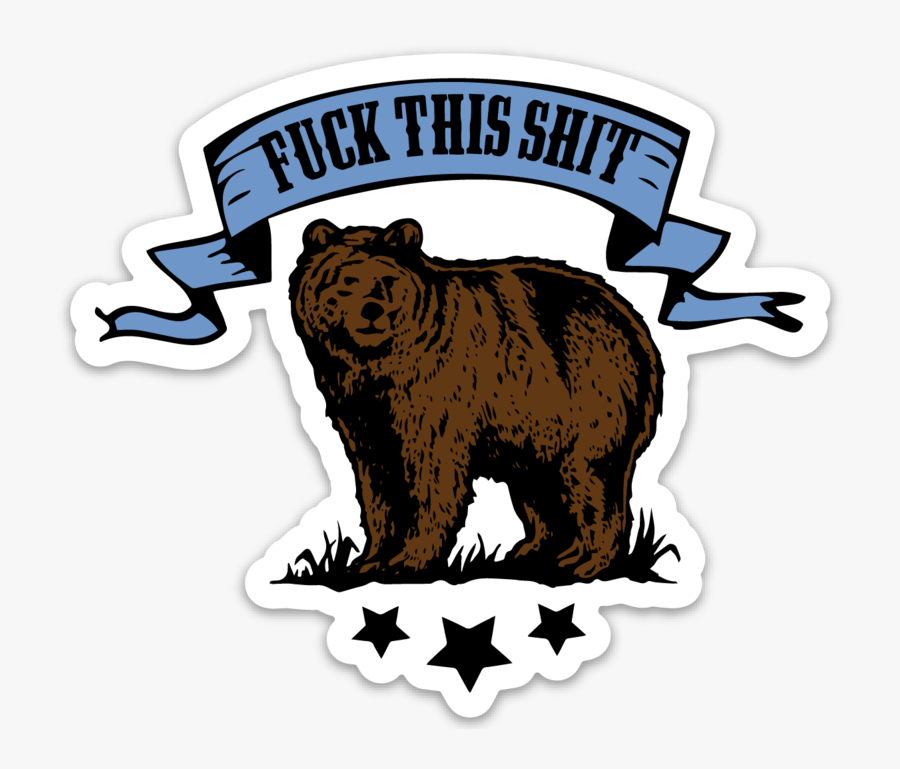Stickers Png Bear, Transparent Clipart