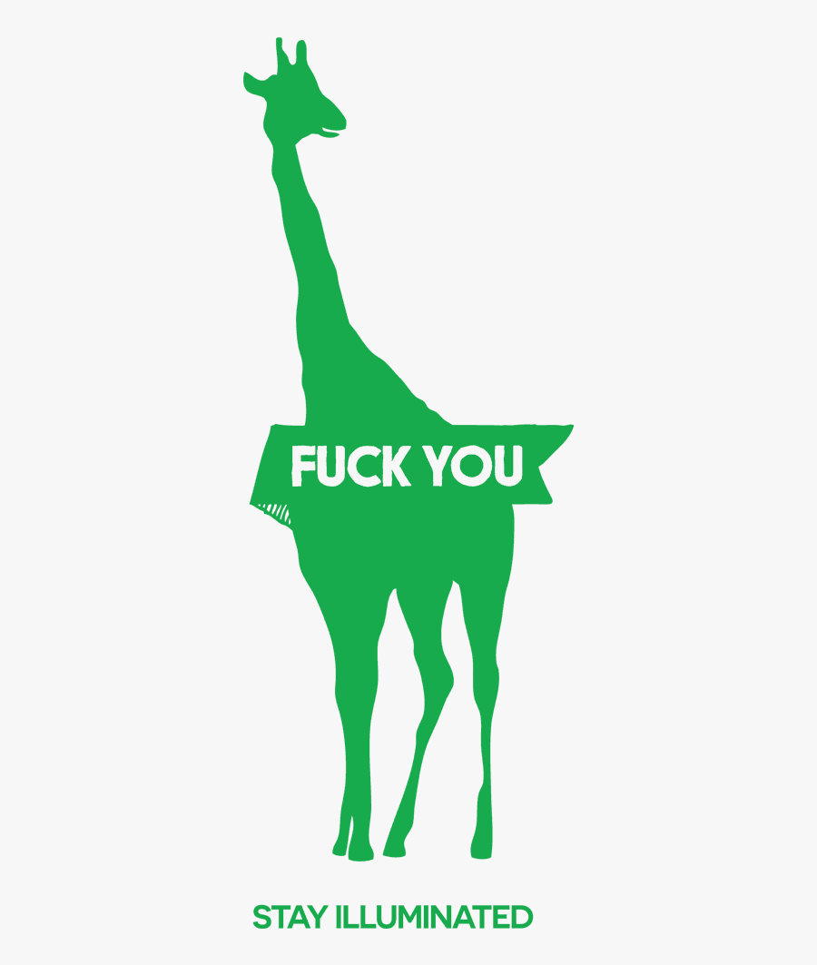 Fuck You Animal Series - Giraffe, Transparent Clipart