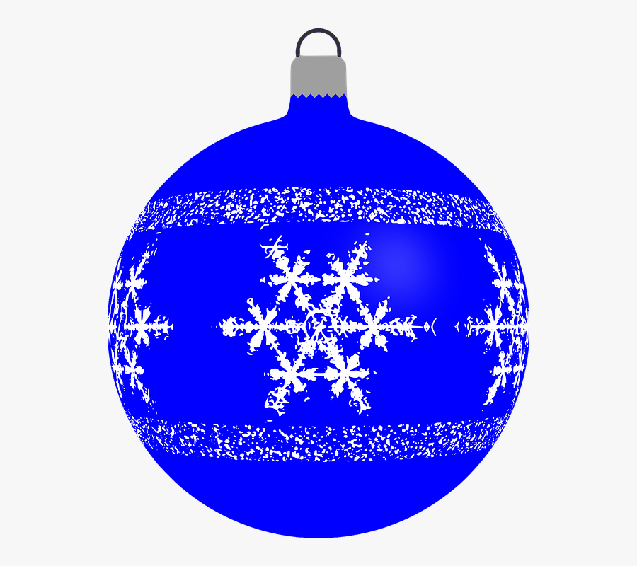 Bauble, Christmas, Decoration, Ornament, Snowflake - Christmas Ornament Graphic, Transparent Clipart