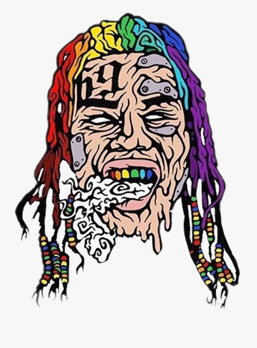 6ix9ine Sticker Clipart Png Download T Shirt Ghostemane Free Transparent Clipart Clipartkey - roblox ghostemane decal