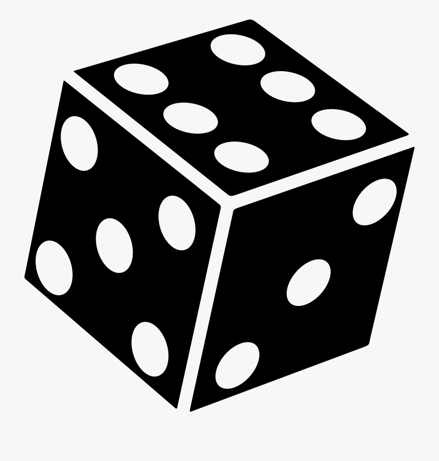 Clip Art Dice Vector - 6 Sided Die Png, Transparent Clipart