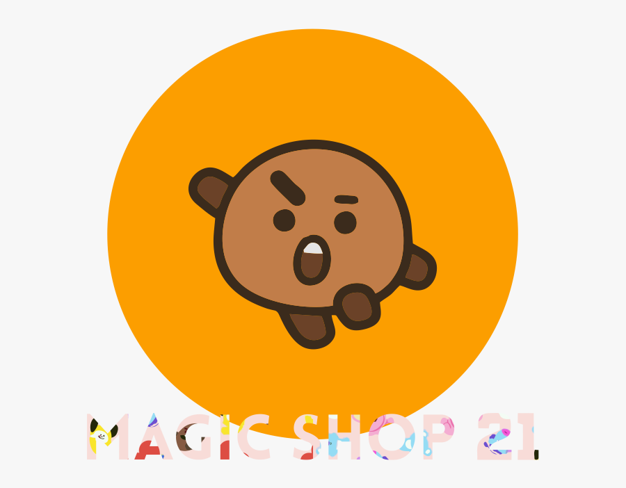 Transparent Yoongi Png - Mang Head Bt21 Png, Transparent Clipart