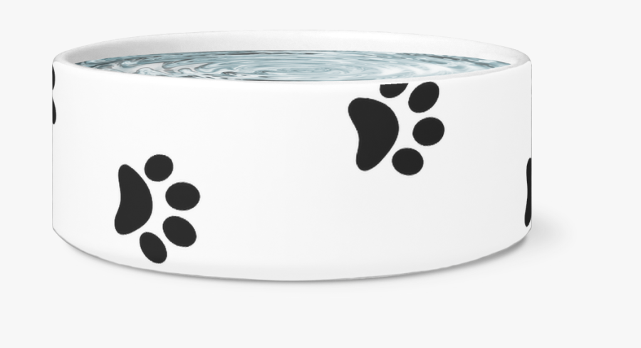 Load Image Into Gallery Viewer, Paw Print Dog Bowl - Walking Paw Prints Svg, Transparent Clipart