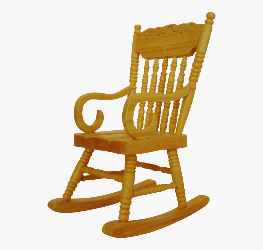 Miniature Rocking Chair Dollhouse - Miniature Chair Doll House, Transparent Clipart