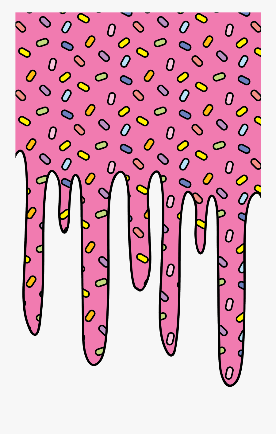 Transparent Donut Clipart - Donut Frosting Art, Transparent Clipart