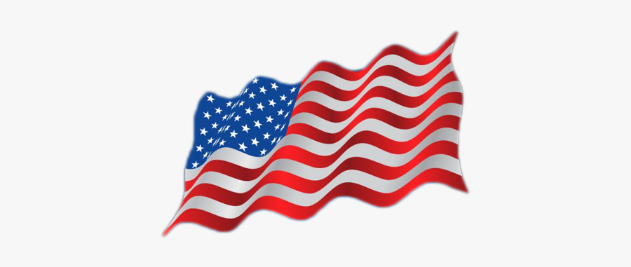 Flag Of The United States - American Flag Flying Transparent, Transparent Clipart