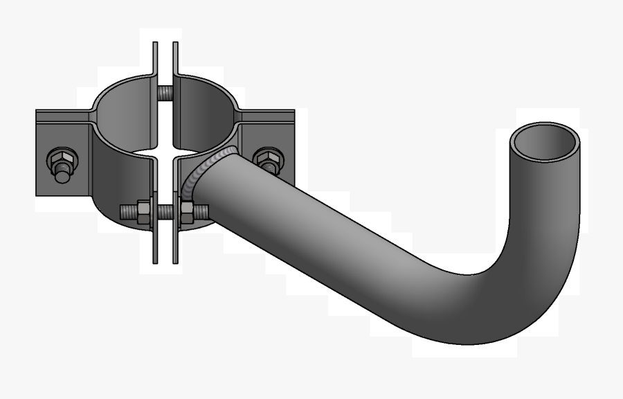 Pole Top Mounting Bracket, Transparent Clipart