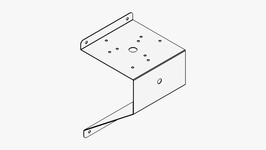 Beacon Backup Light Bracket, Ss Landr - Line Art, Transparent Clipart