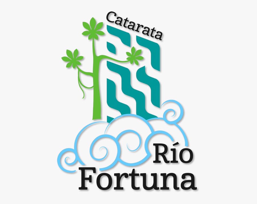 La Fortuna - Catarata La Fortuna Logo, Transparent Clipart