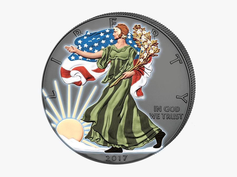 Out Of The Dark Set - 1 Dollar In God We Trust 2014 Farbe, Transparent Clipart