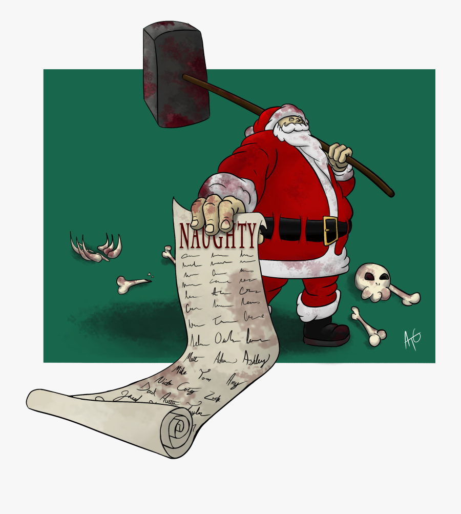 The Naughty List - Illustration, Transparent Clipart