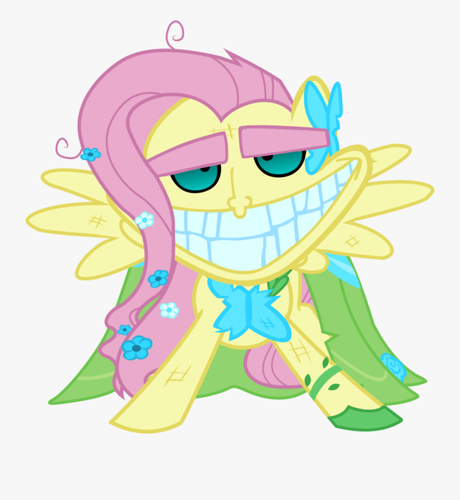 Fluttershy Cartoon Green Yellow Fictional Character - Re Going To Love Me, Transparent Clipart