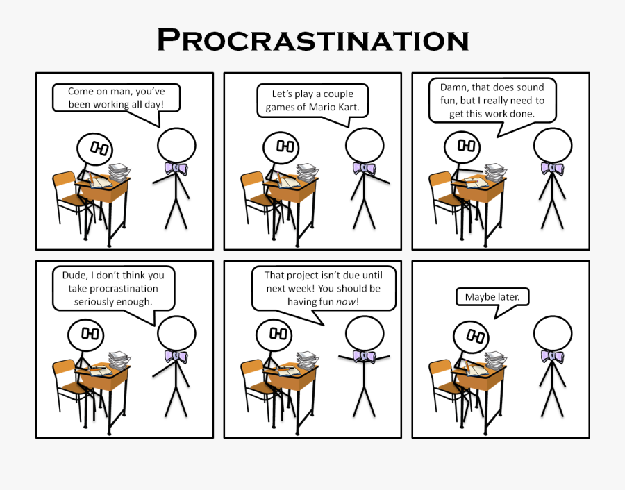 Procrastination, Transparent Clipart