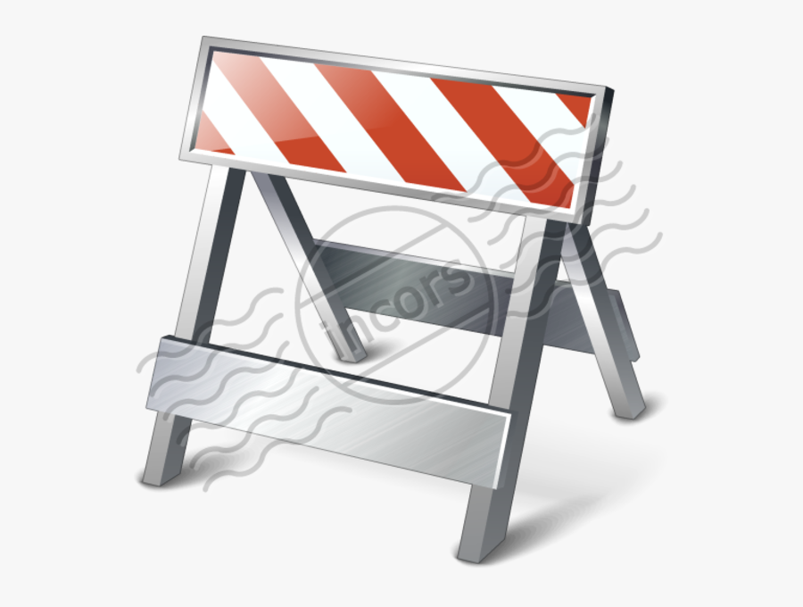 Construction Barrier, Transparent Clipart
