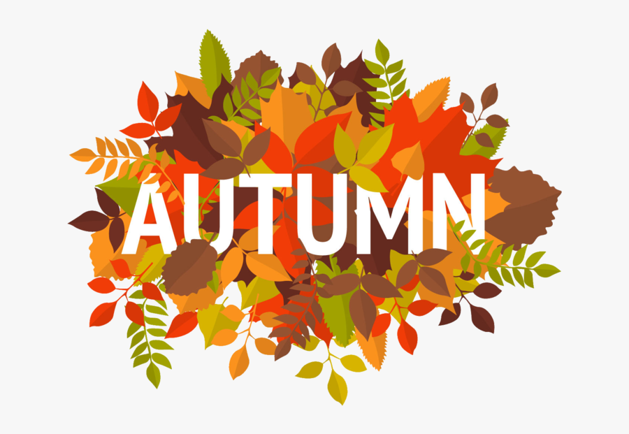 Signs Of Autumn Text, Transparent Clipart