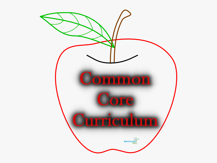 Common Core Curriculum Impact On Educational Standard - Outline Apple Clipart Png, Transparent Clipart