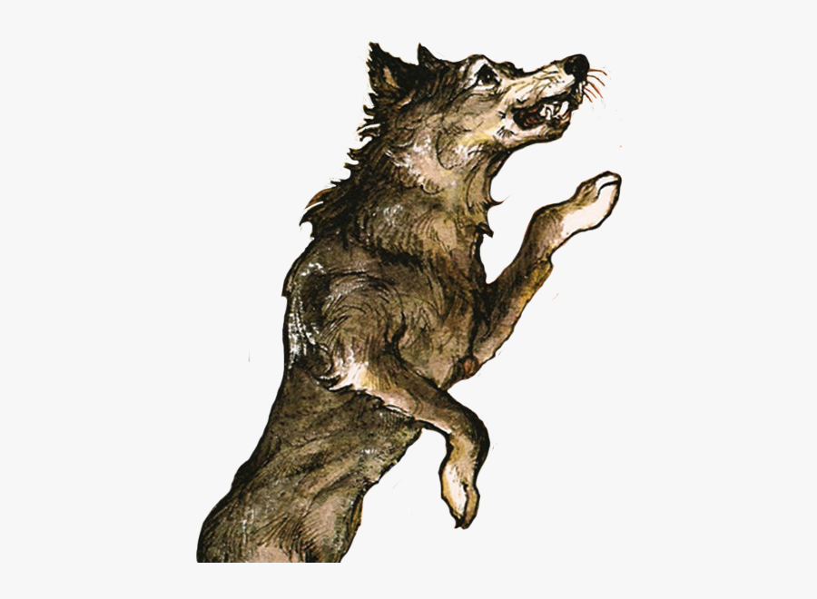 Little Red Riding Hood Png Wolf, Transparent Clipart