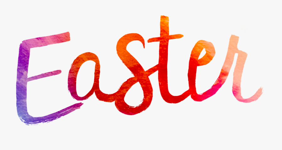 Easter Sunday Png - Text Easter Png, Transparent Clipart