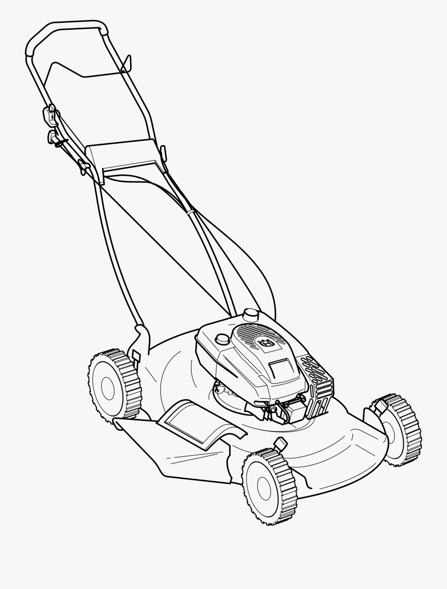 Push Mower Clip Arts - Lawn Mower Clip Art, Transparent Clipart