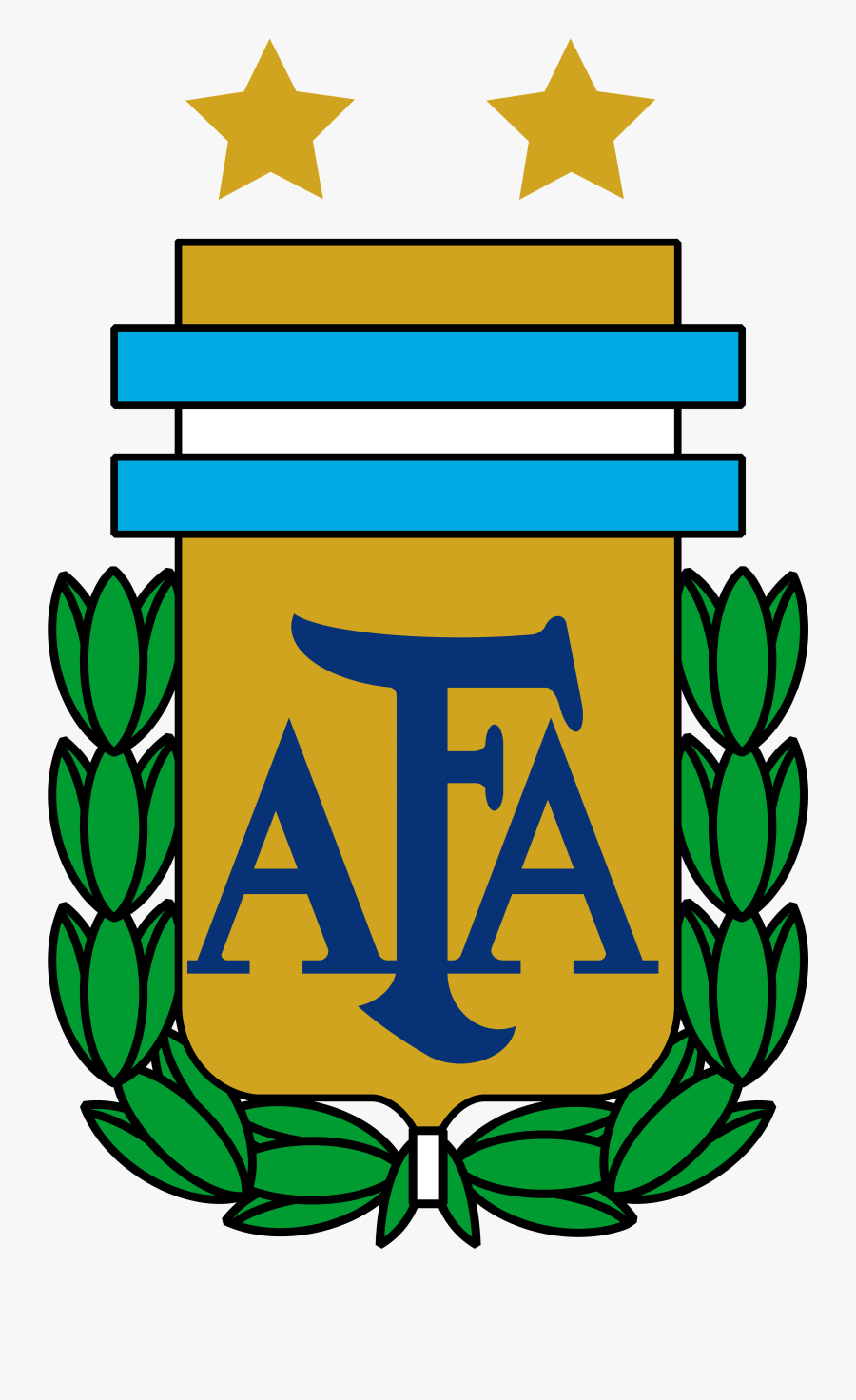Argentina National Football Team Logo, Crest - Dream League Argentina Logo, Transparent Clipart