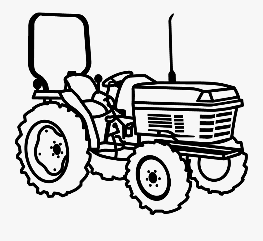 Tractor140 - Tractor, Transparent Clipart