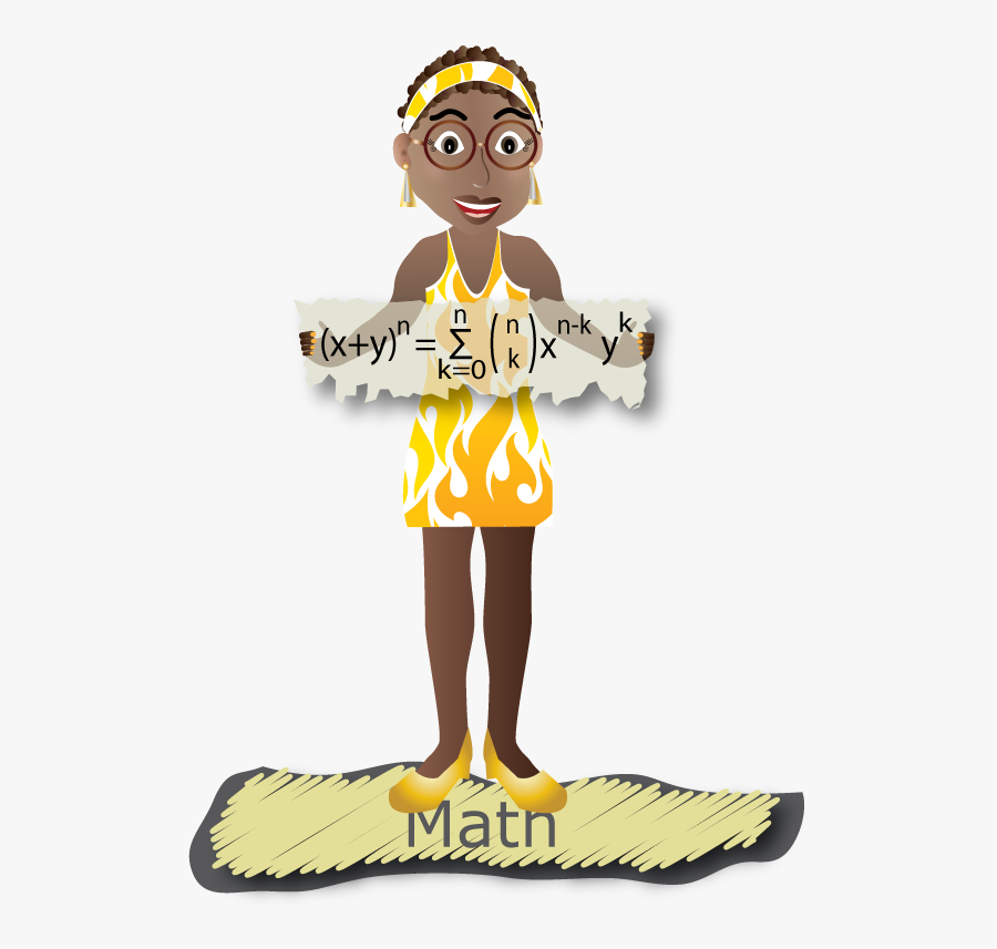 Math Mentor - Cartoon, Transparent Clipart