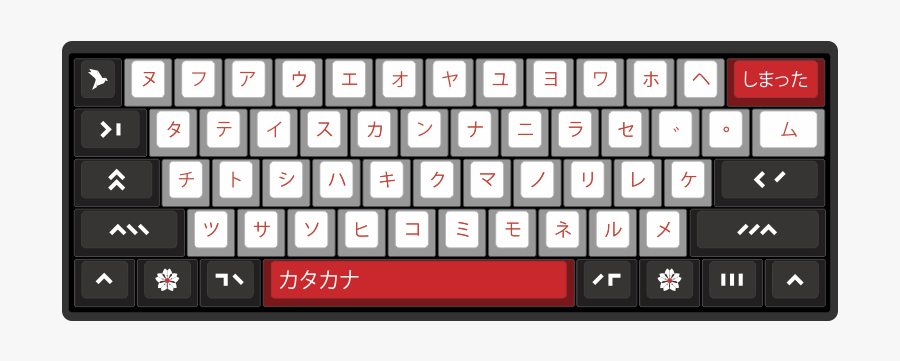 Drawn Keyboard Japanese - Drevo Calibur V2 Pbt , Free Transparent ...