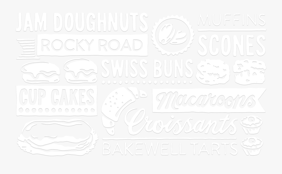 Jam Doughnuts - Muffins - Scones - Swiss Buns - Cup - Buns And Cakes Illustrations, Transparent Clipart