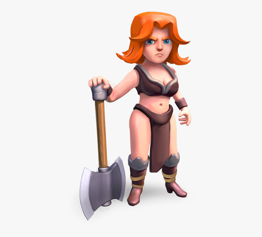 Clash Of Clans Valkyrie - Clash Of Clans Characters, Transparent Clipart