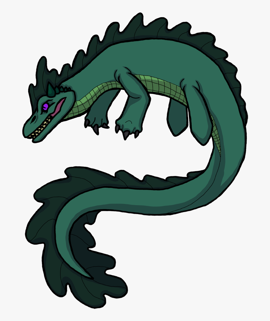 Image - Loch Ness Monster Cartoon, Transparent Clipart