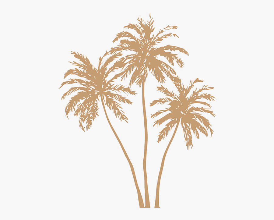 Gold Palm Leaves Png - Gold Palm Tree Png, Transparent Clipart