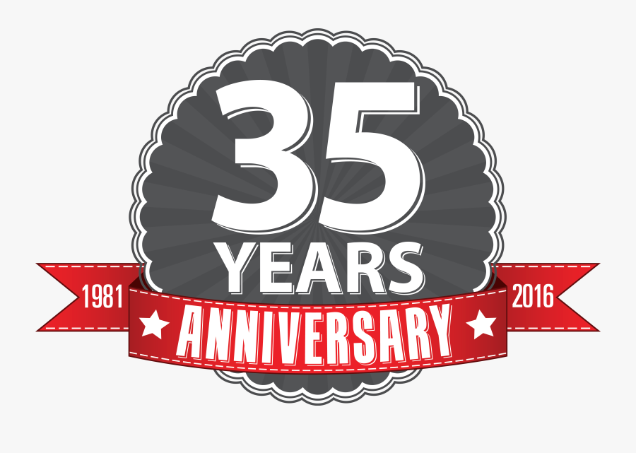 Ecmhsp 35 Year Anniversary Logo - 35 Year Anniversary Logo Png, Transparent Clipart