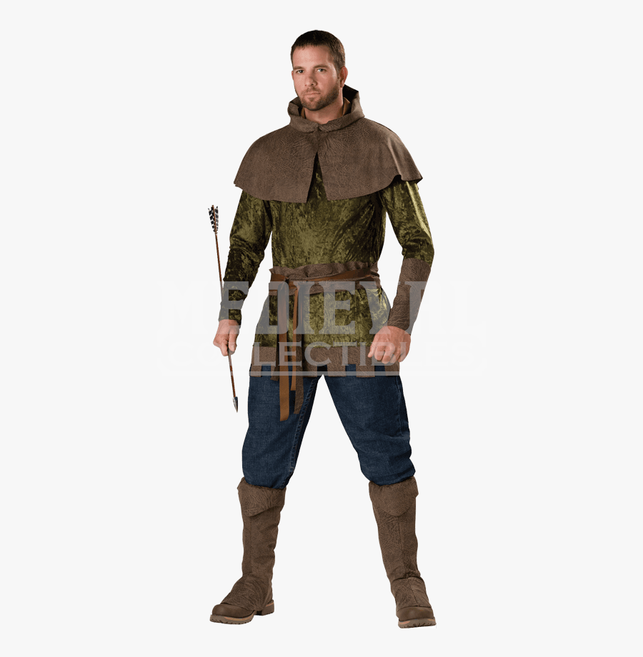 Robin Hood Medieval Hat Png - Medieval Robin Hood Costume, Transparent Clipart