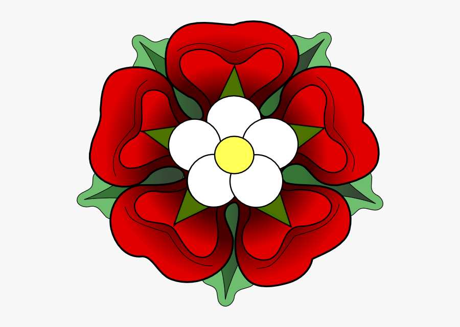 Clip Art Tudor Rose, Transparent Clipart